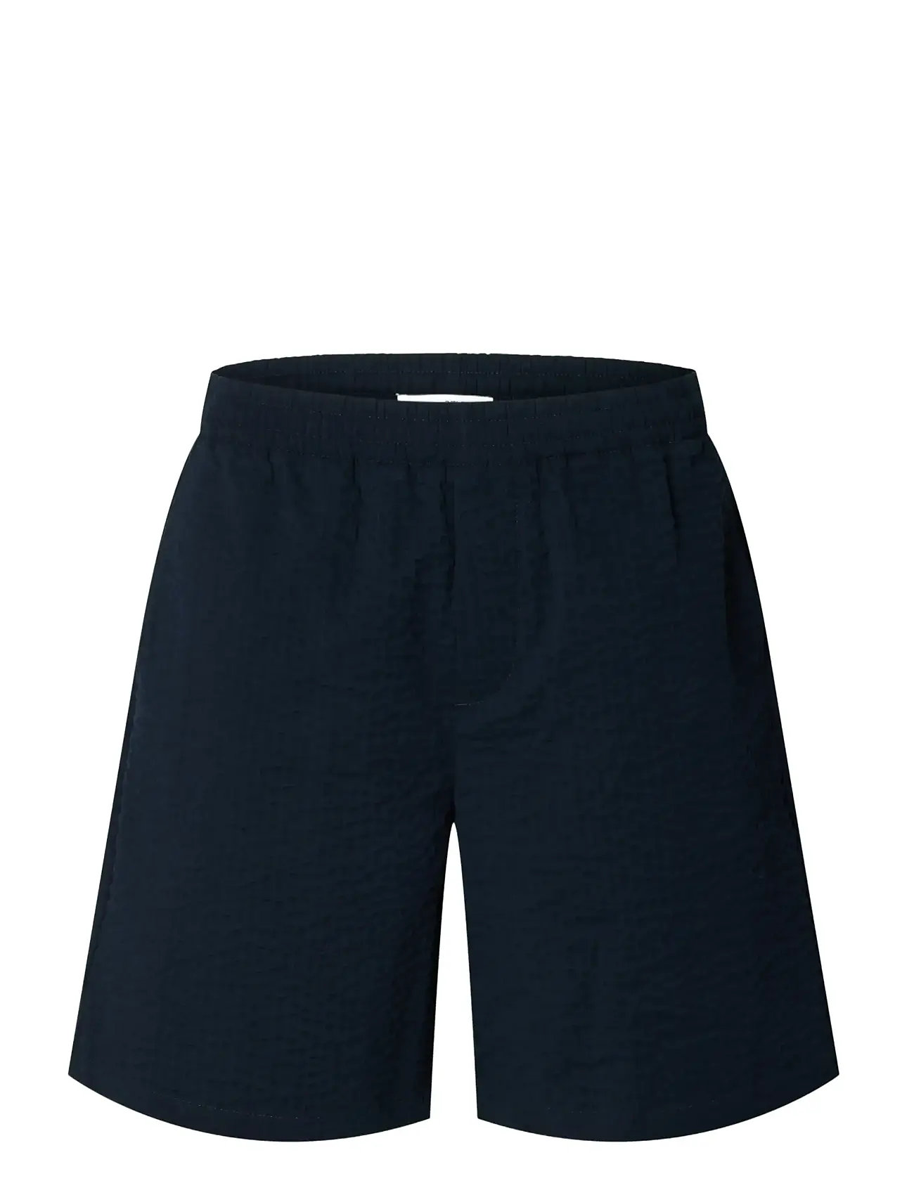 SELECTED Slhloose-Ace Seersucker String Shorts Navy - S - Herren