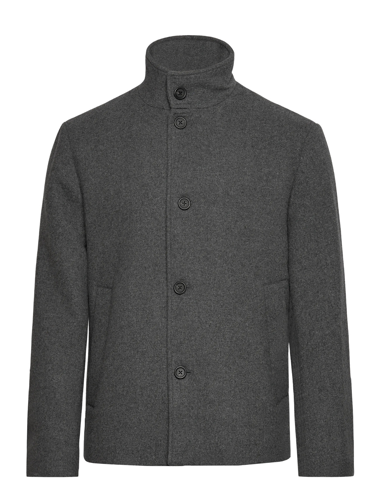 SELECTED Slhrainar Wolle Blend Jacke Noos Grau - XL - Herren
