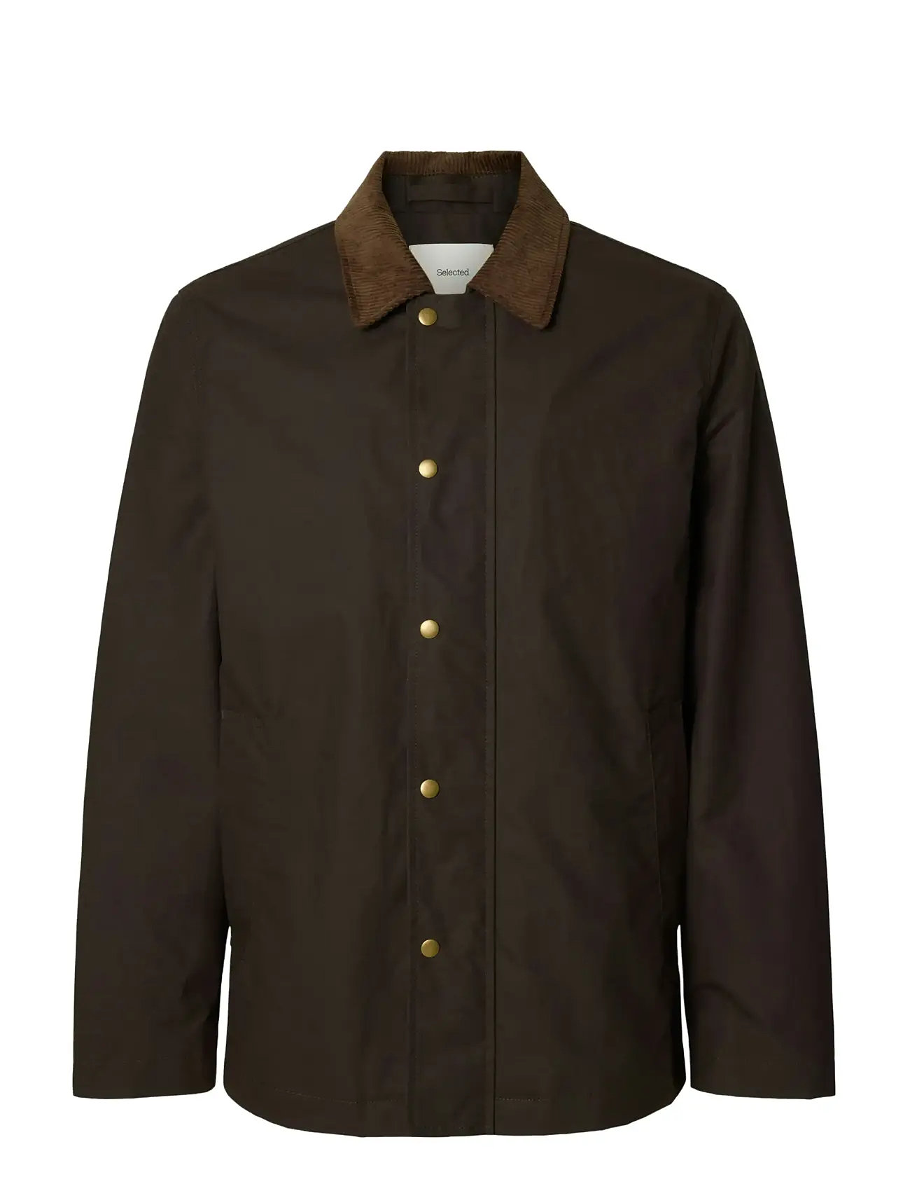 SELECTED Slhwalter Waxed Baumwolle 2.0 Jkt Noos Braun - XL - Herren