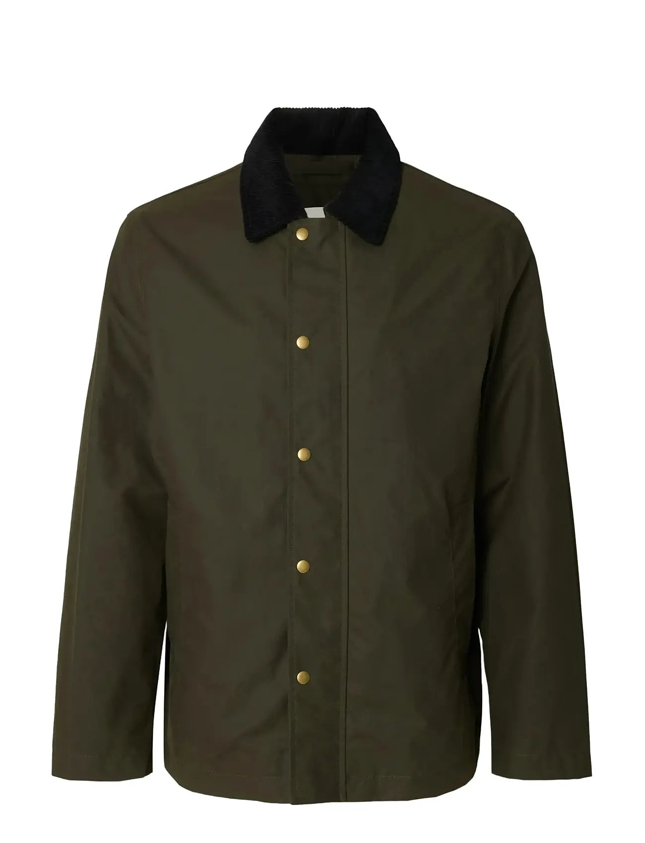 SELECTED Slhwalter Waxed Baumwolle 2.0 Jkt Noos Grün - S - Herren