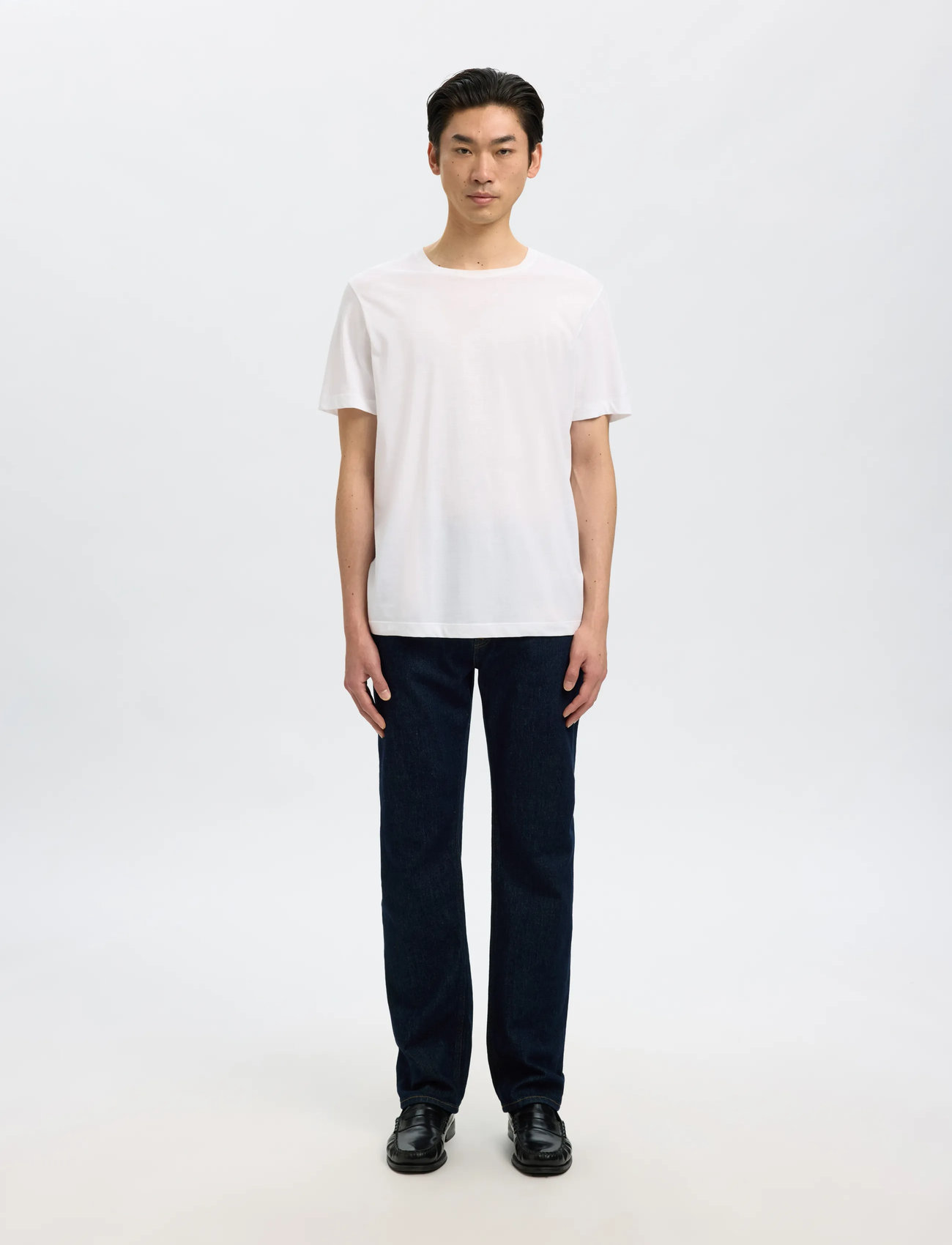 Selected Slh196-Straight Ben Kori Jeans Noos, 33 x 34, Navy, Jeans > Almindelige, Herre