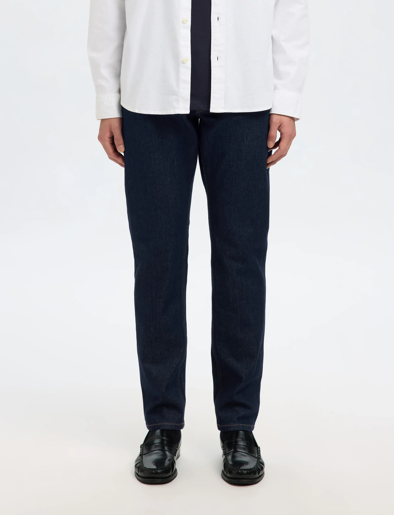 Selected Slh175-Slim Ben Kori Jeans Noos, 34 x 34, Navy, Jeans > Smalle, Herre