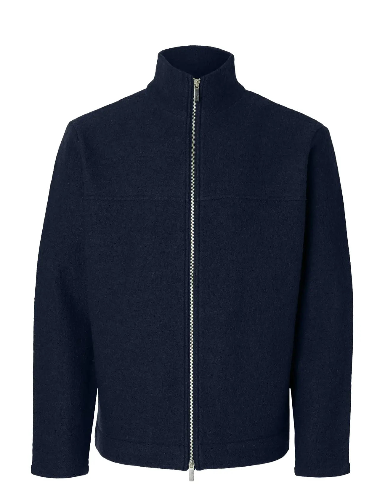 SELECTED Slhnealy Ls Knit Full Zip Cardigan Navy - S - Herren