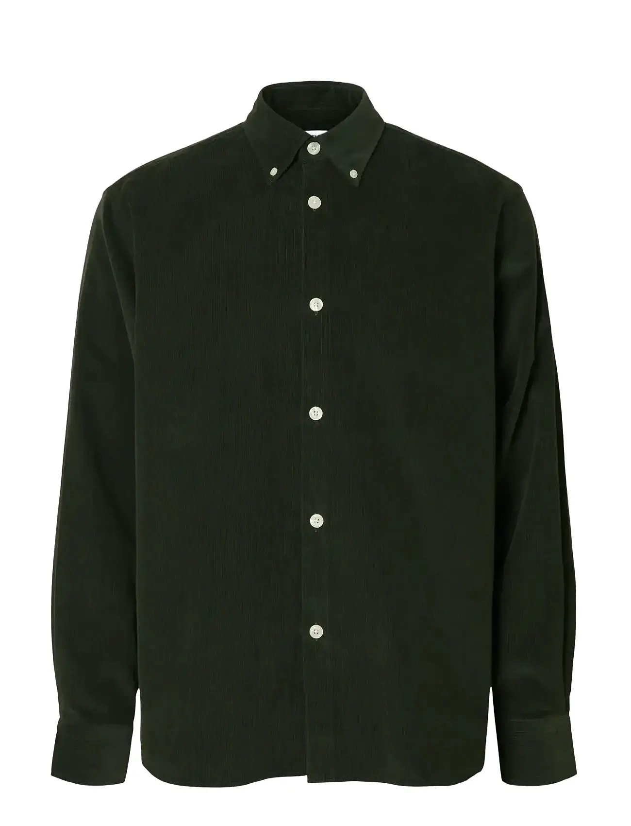 SELECTED Slmregcole Danni Cord Bd Ls Shirt Noos Khaki - XL - Herren