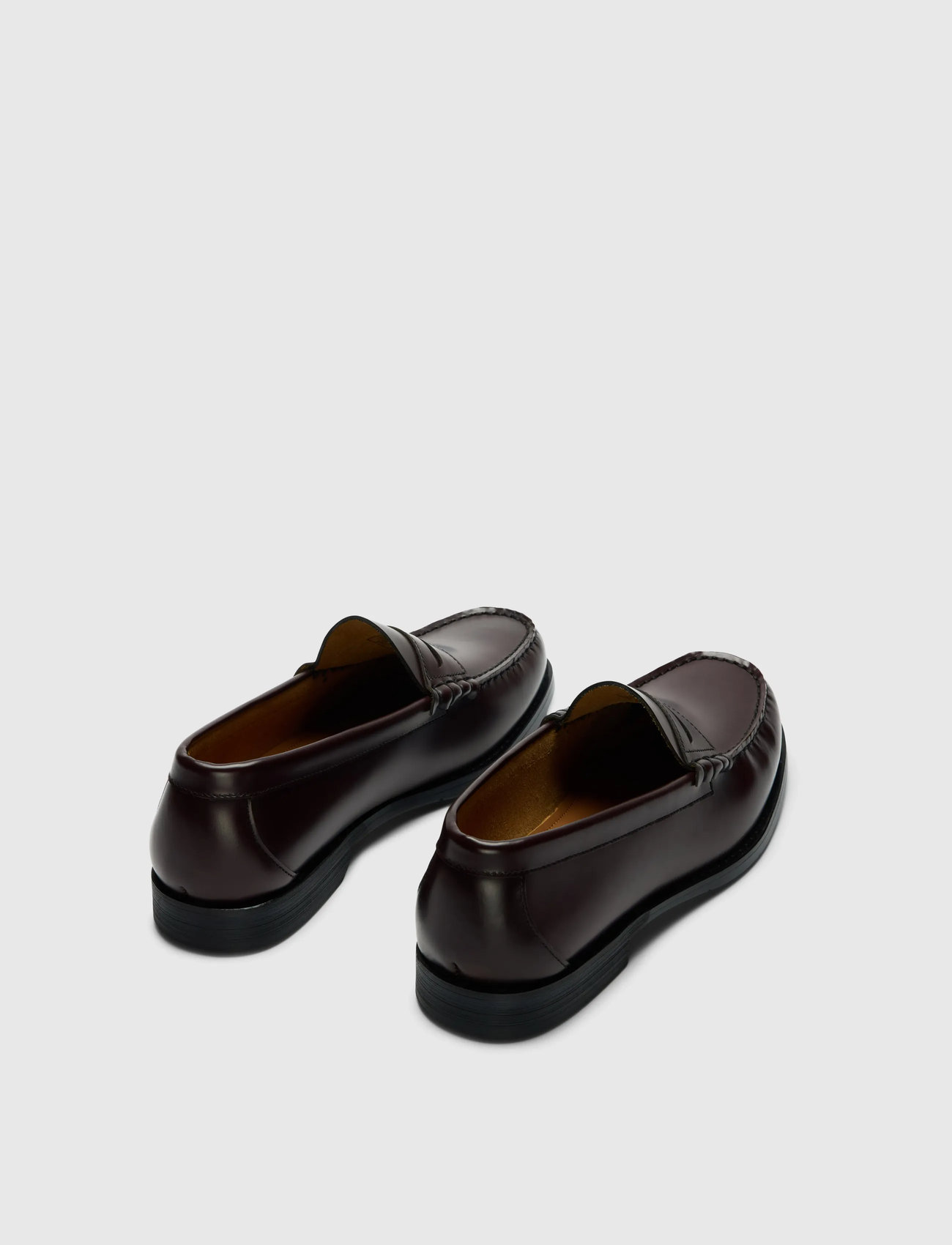 Selected Slmbilly Leather Penny Loafer, 45, Brown, Sko > Hyttesko, Herre