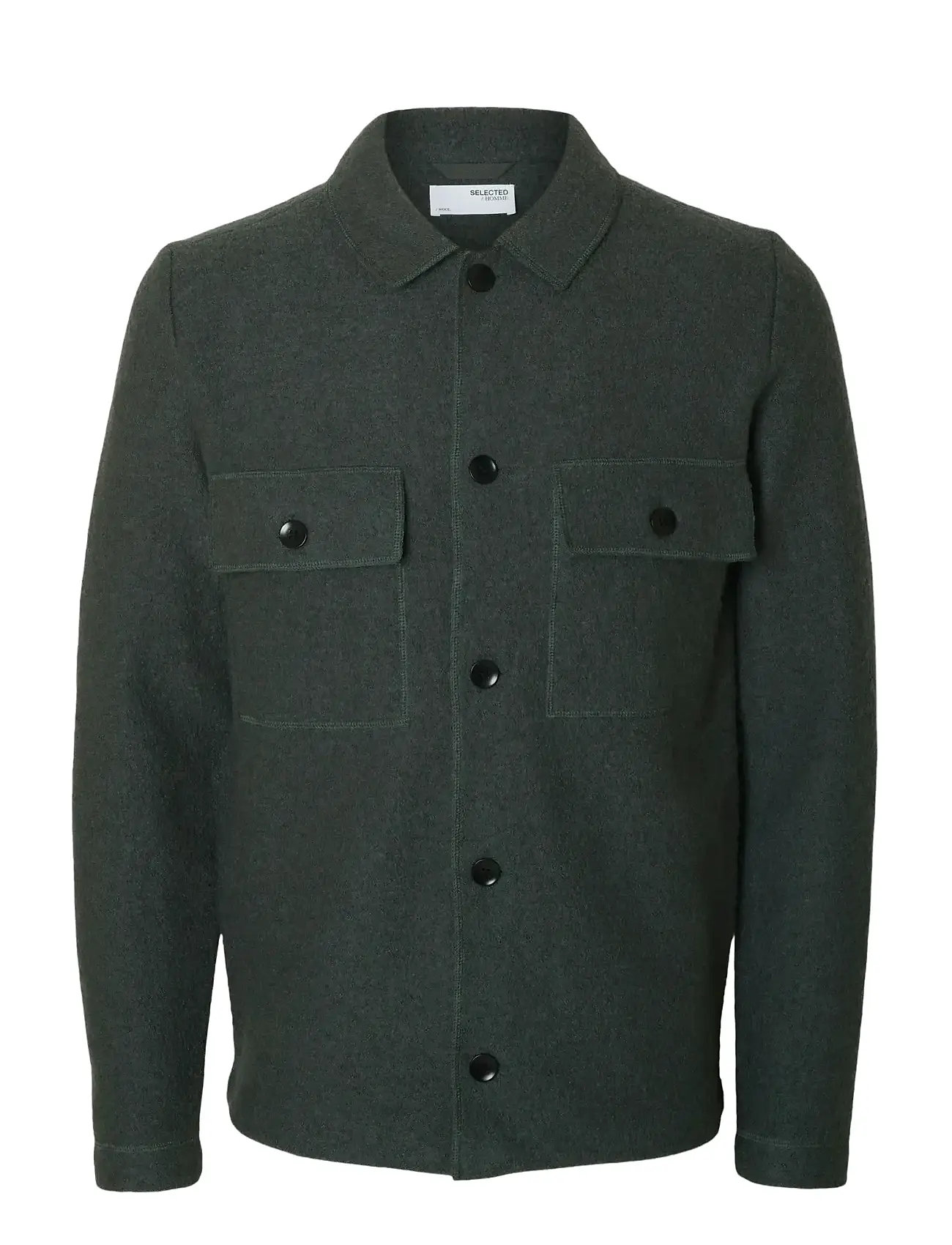SELECTED Slmnealy Ls Knit Workwear Cardigan Noos Khaki - M - Herren