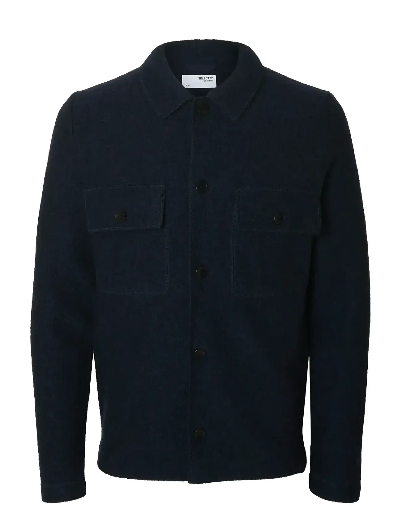 SELECTED Slmnealy Ls Knit Workwear Cardigan Noos Navy - M - Herren