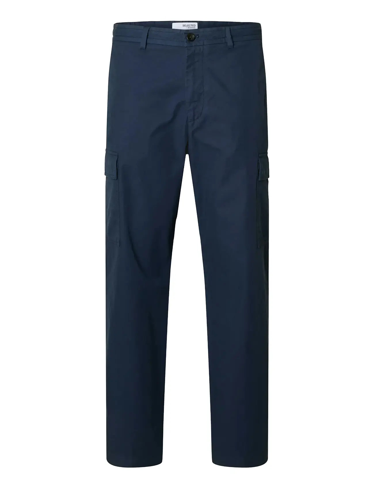 SELECTED Slh220-Loose Declan Cargo Hosen Ex Navy - 30x32 - Herren