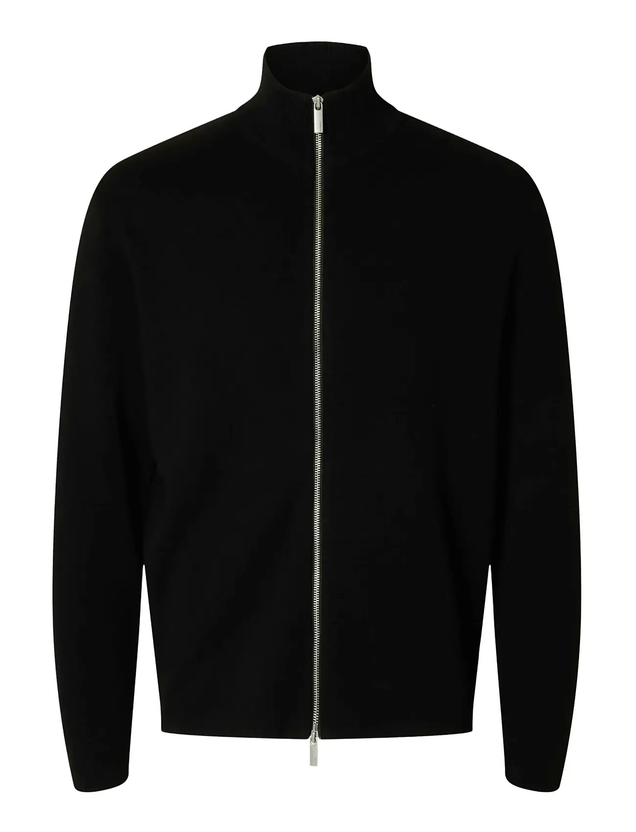 SELECTED Slmteller Fn Zip Cardigan Noos Schwarz - M - Herren