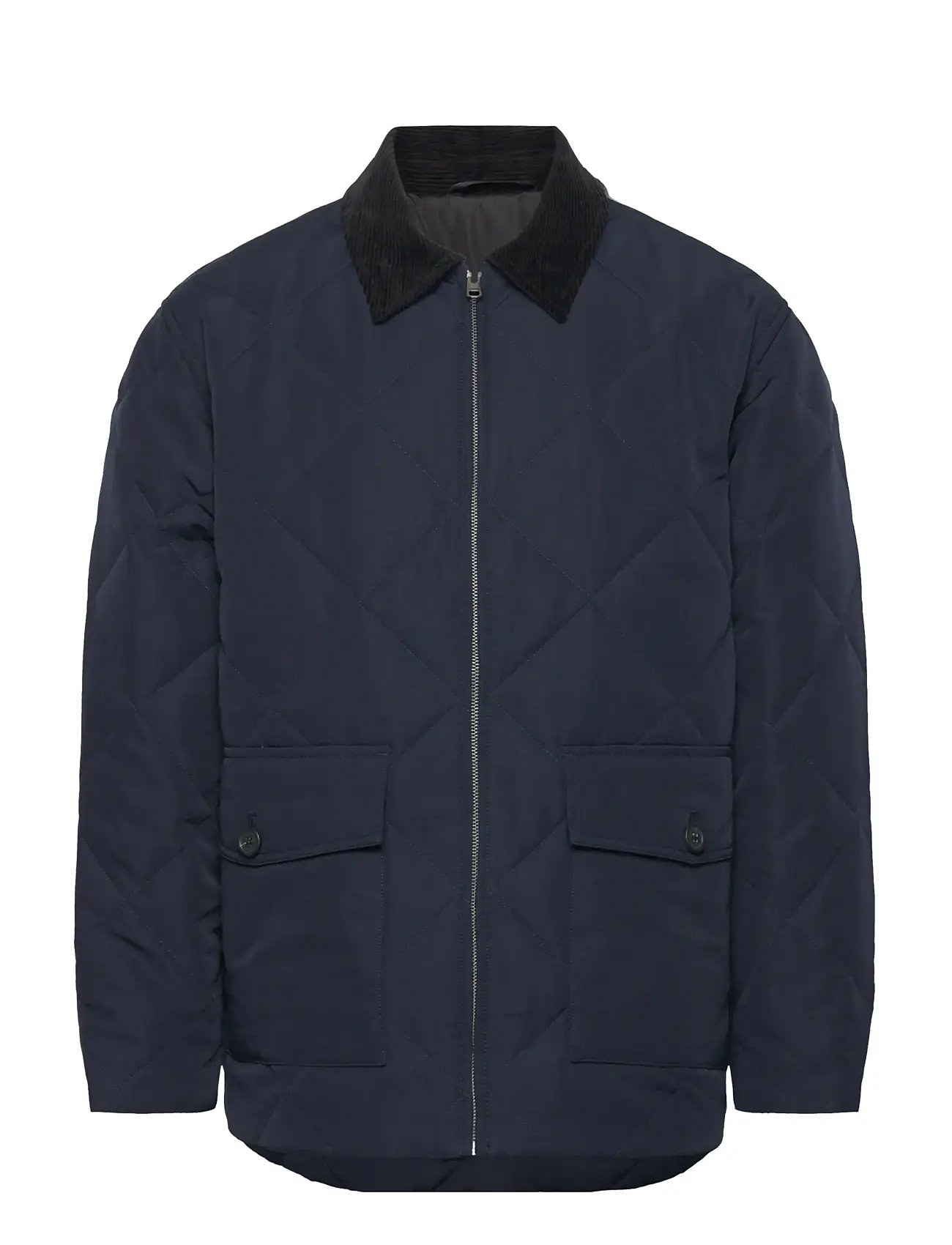 SELECTED Slhcarlos Quilted Jkt Navy - M - Herren