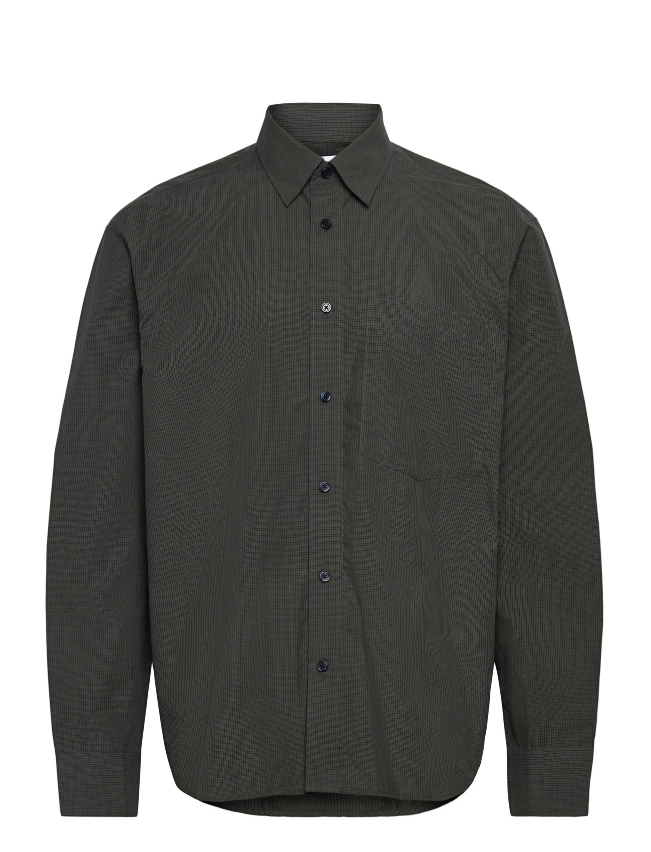 SELECTED Slhrlxlarry Ls Shirt Grün - XXL - Herren