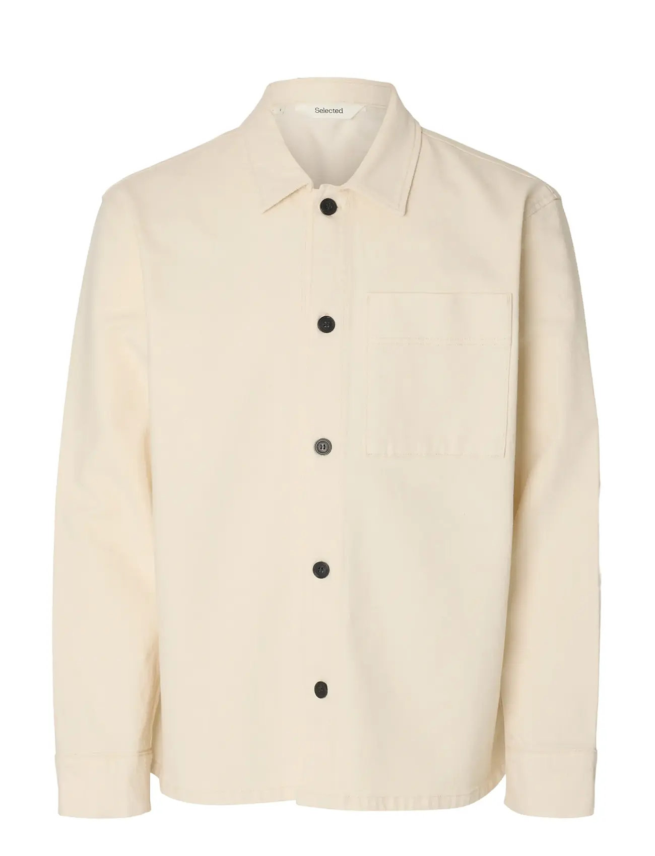 SELECTED Slhregular-Jake Sum Ecru 611 Dnm Ovs Cream - S - Herren
