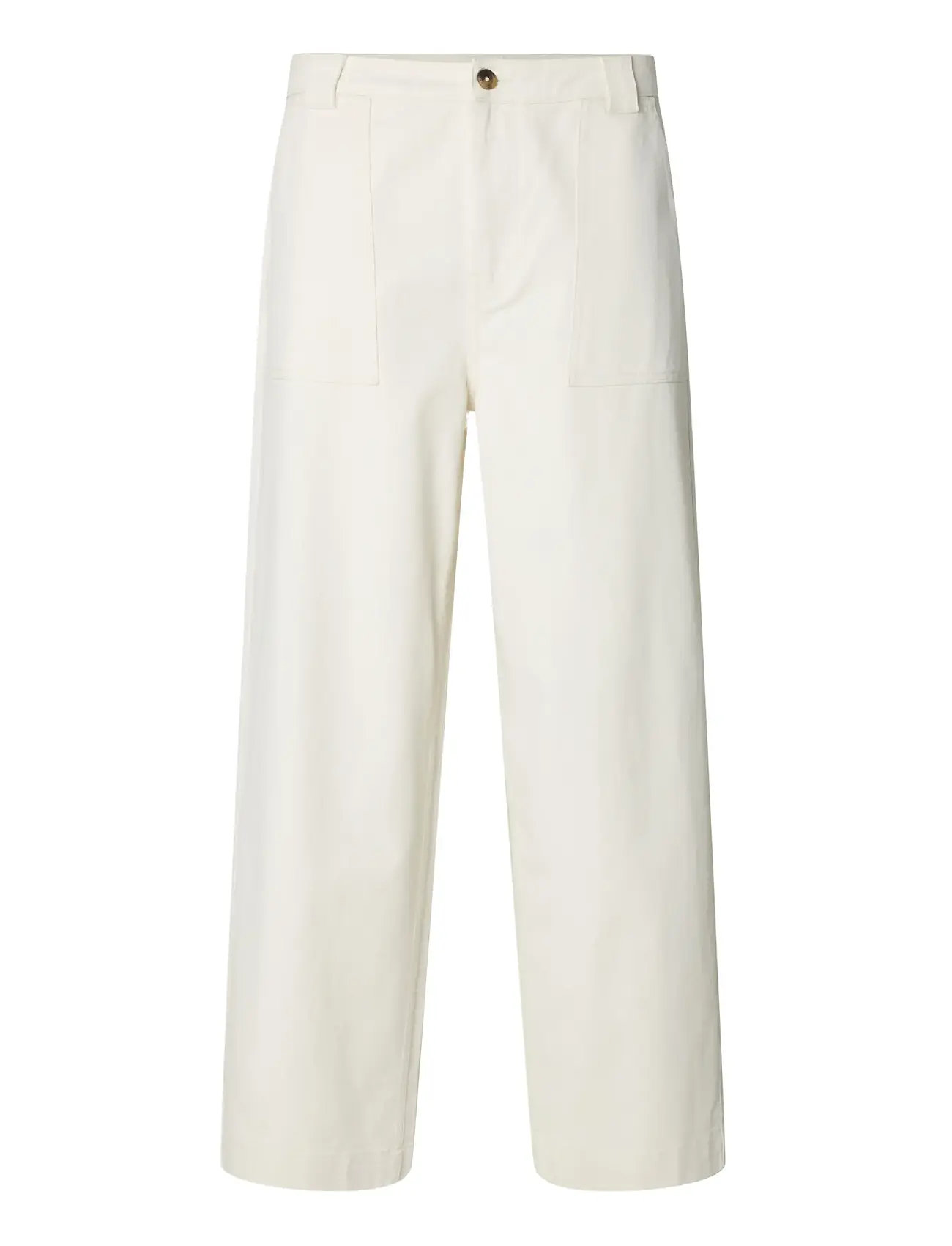 SELECTED Slh260-Wide Bein Hotel Amour Hose Weiß - 29x32 - Herren