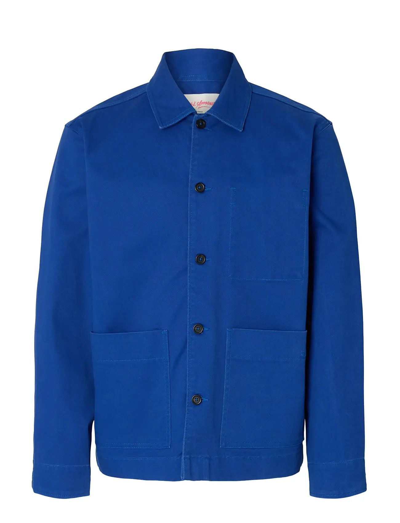 SELECTED Slhregular Hotel Amour Overshirt Blau - S - Herren