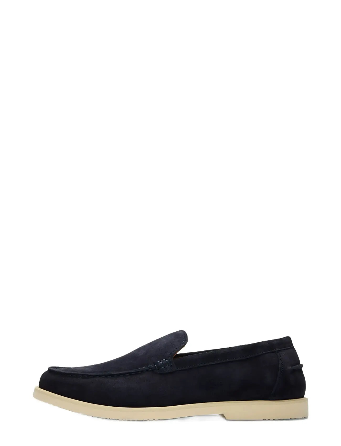 SELECTED Slhowen Wildleder Clean Loafer Navy - 43 - Herren