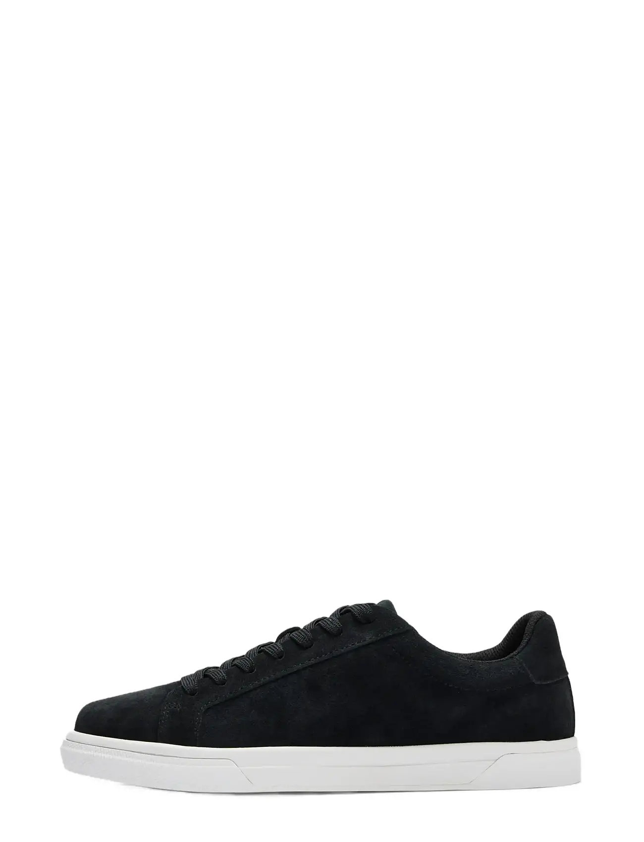Selected Slhevan Suede Sneaker 2.0 Noos, 45, Black, Sneakers > Sneakers Med Lav Top, Herre