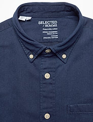 Selected Homme - SLHREGRICK-DENIM SHIRT LS U - basic skjorter - dark blue denim - 2