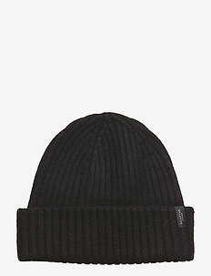 SLHMERINO WOOL BEANIE B - czapki i kapelusze - black