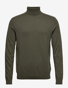 SLHBERG ROLL NECK B NOOS - truien met col haag - forest night