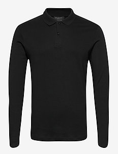SLHPARIS LS POLO B - polo shirts - black