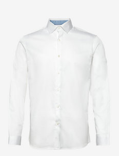 SLHSLIMFLEX-PARK SHIRT LS B - basic shirts - bright white