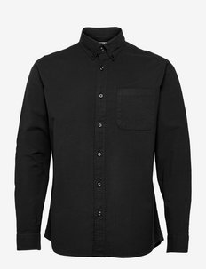 SLHREGRICK-OX FLEX SHIRT LS S - basic skjorter - black