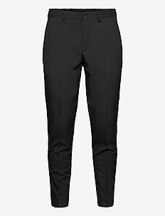 SLHSLIM-MYLOLOGAN BLACK CROP TRS B - formal trousers - black