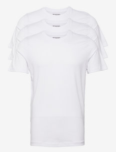 SLHCORMAC SS O-NECK TEE M 3 PACK - marškinėlių komplektas - bright white