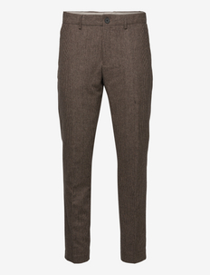 SLHSLIM-ADRIAN TRS  B NOOS - formal trousers - brownie