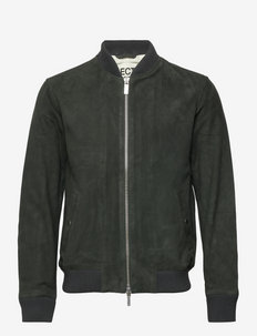 SLHARCHIVE BOMBER SUEDE JKT W - bomber jackets - peat
