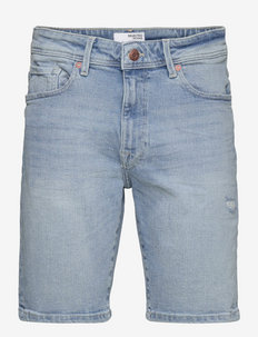 SLHALEX 27415 L. BLUE DNM SHORT EX - jeansowe szorty - light blue denim