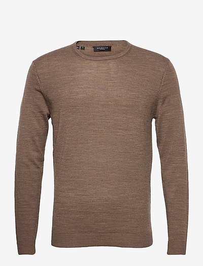 Selected Homme Slhtower New Merino Crew 