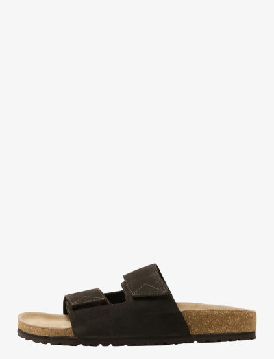 SLHBASTIAN SUEDE STRAP SLIDER B