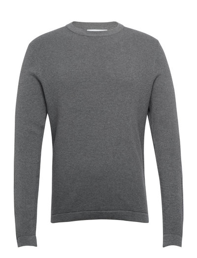 Selected Homme Slhrocks Ls Knit Crew Neck - Knitted Round Necks | Boozt.com