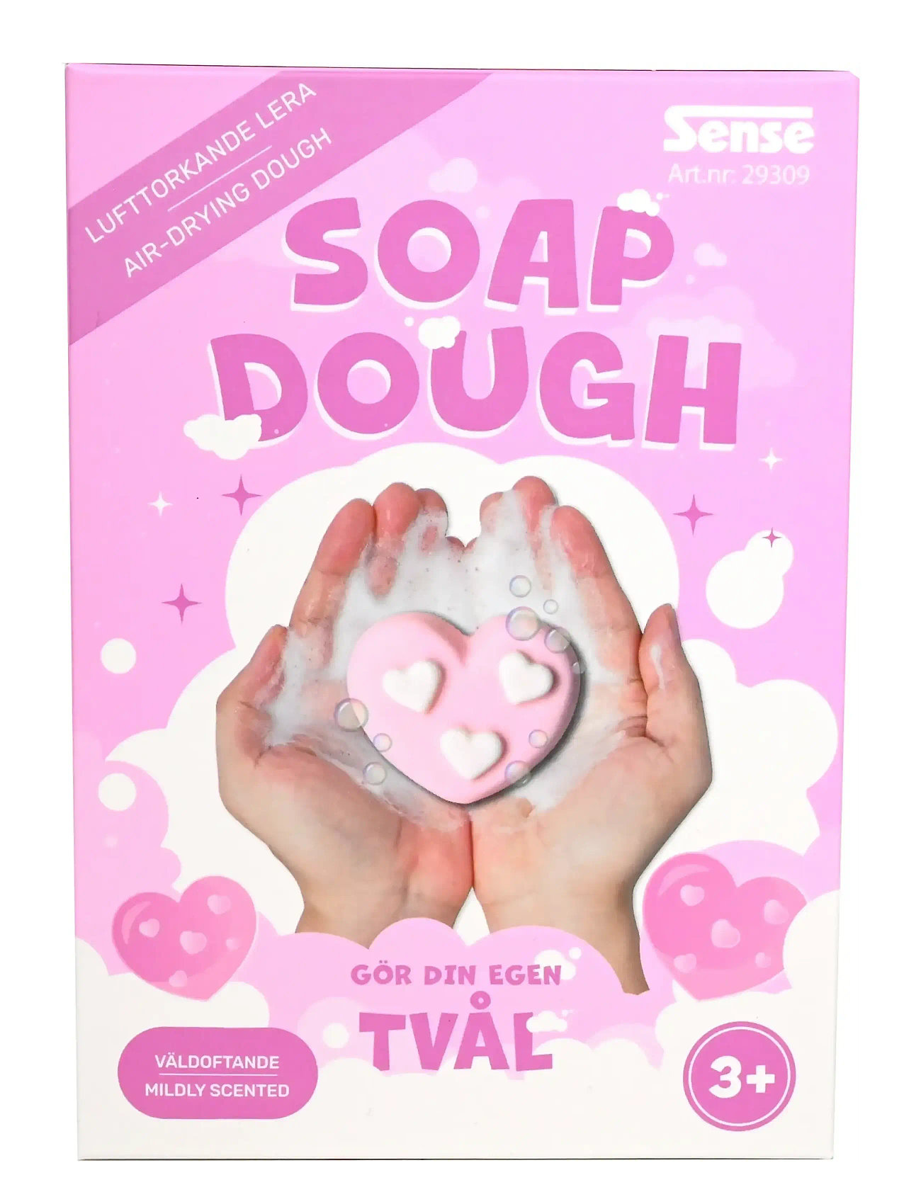 SENSE Tvållera Hjärta Pink - One Size - Kinder