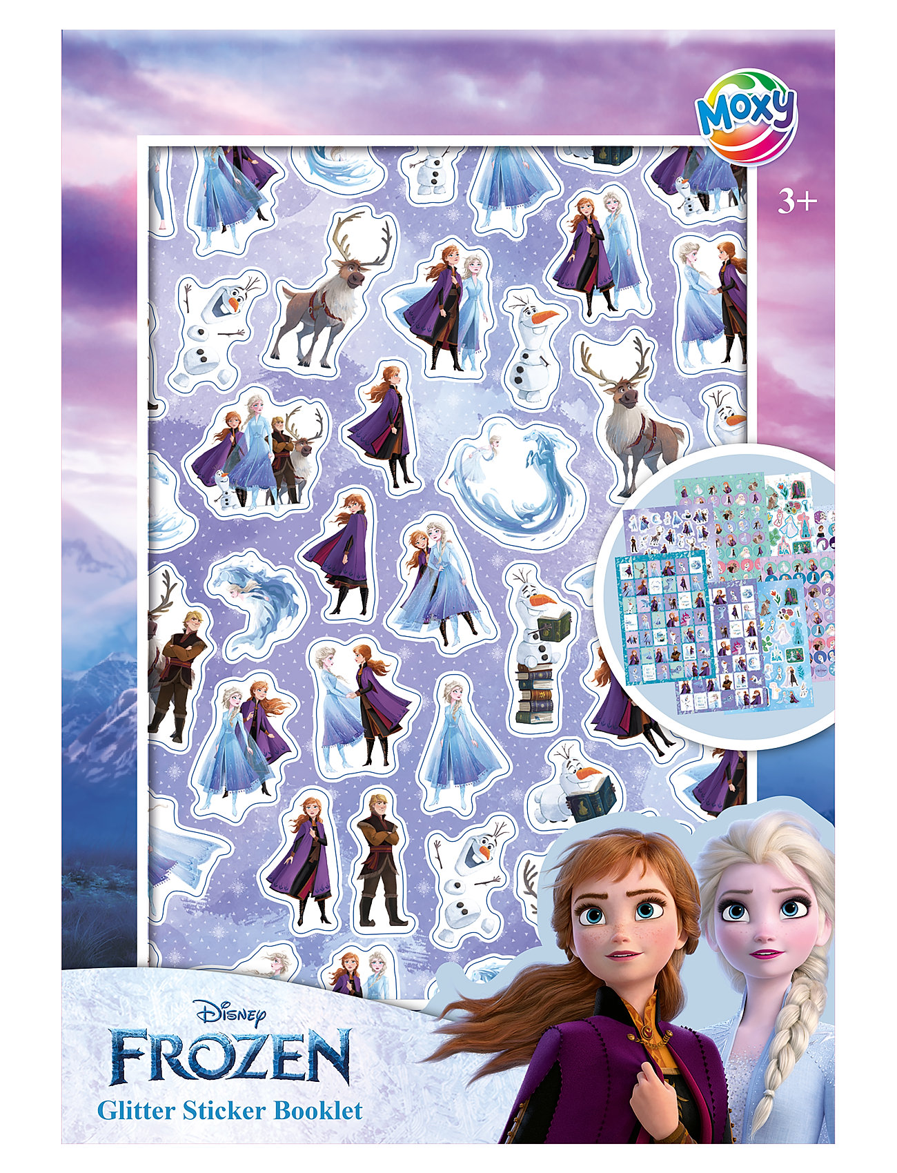 Frozen Glitter Sticker Book A5 Toys Creativity Drawing & Crafts Craft Stickers Multi/patterned Sense