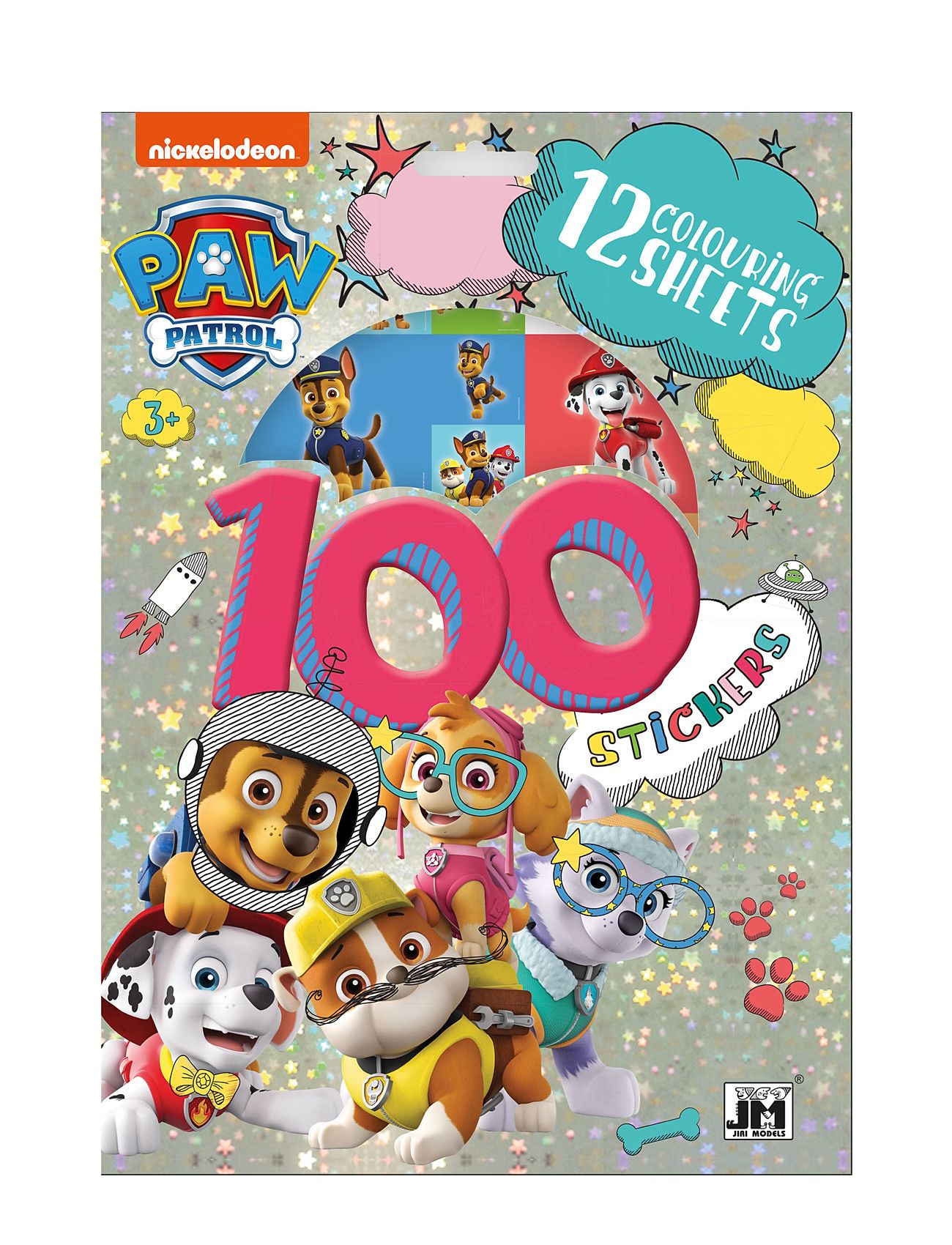 Paw Patrol 100 Stickers Toys Creativity Drawing & Crafts Craft Stickers Multi/patterned Sense