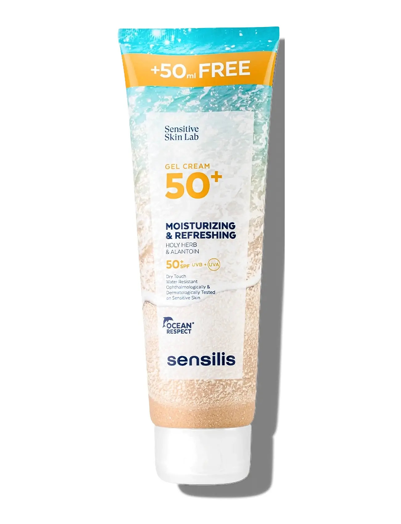Sensilis Gel Cream Spf50+, 250 ml, Nude, Solpleje > Krop, Dame