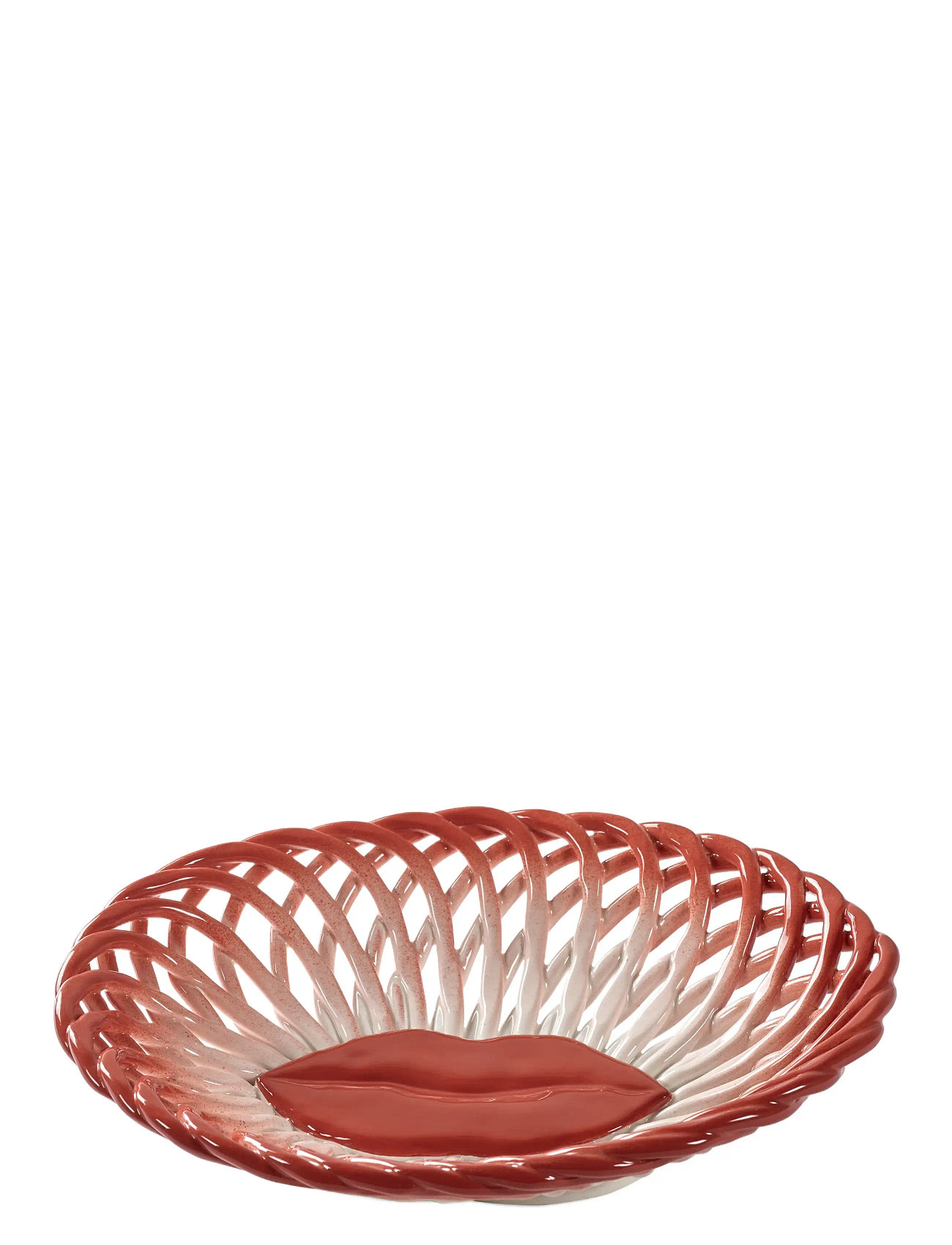 Serax Basket Red White Salvador, One Size, Red, Køkkenopbevaring > Brødkasser Og -Kurve, Unisex