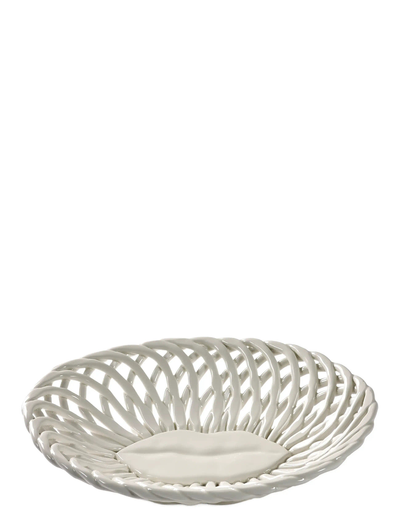 Serax Basket Red White Salvador, One Size, White, Køkkenopbevaring > Brødkasser Og -Kurve, Unisex