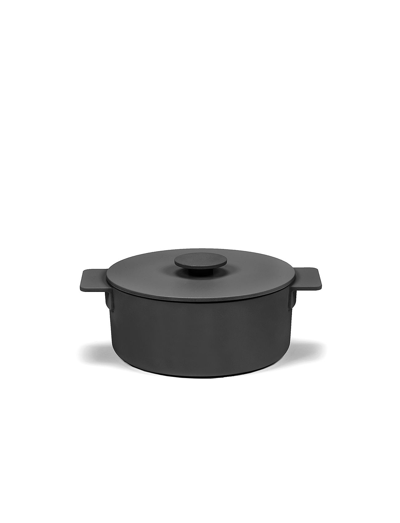 Pot Enamel Cast Iron D20 Surface By Sergio Herman Home Kitchen Pots & Pans Casserole Dishes Black Serax