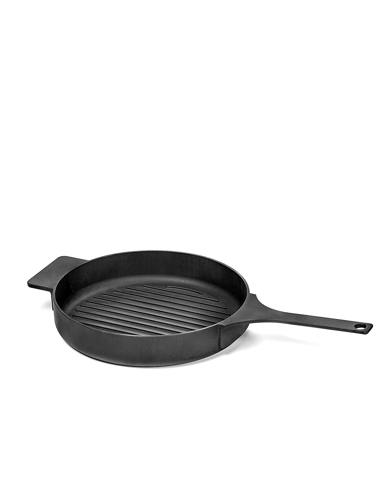 Grillpan Enamel Cast Iron Surface By Sergio Herman Home Kitchen Pots & Pans Frying Pans Black Serax