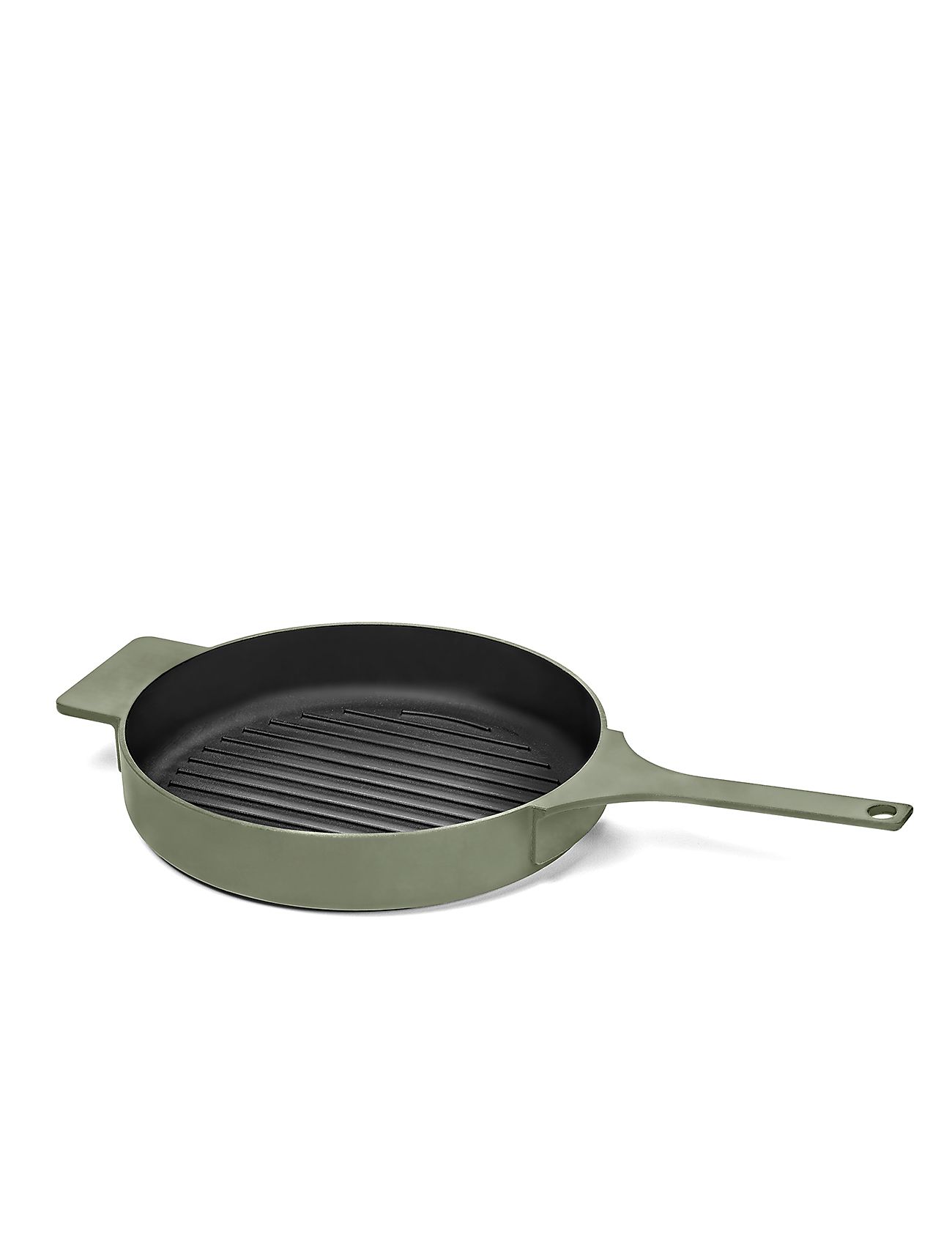 Grillpan Enamel Cast Iron Surface By Sergio Herman Home Kitchen Pots & Pans Frying Pans Green Serax