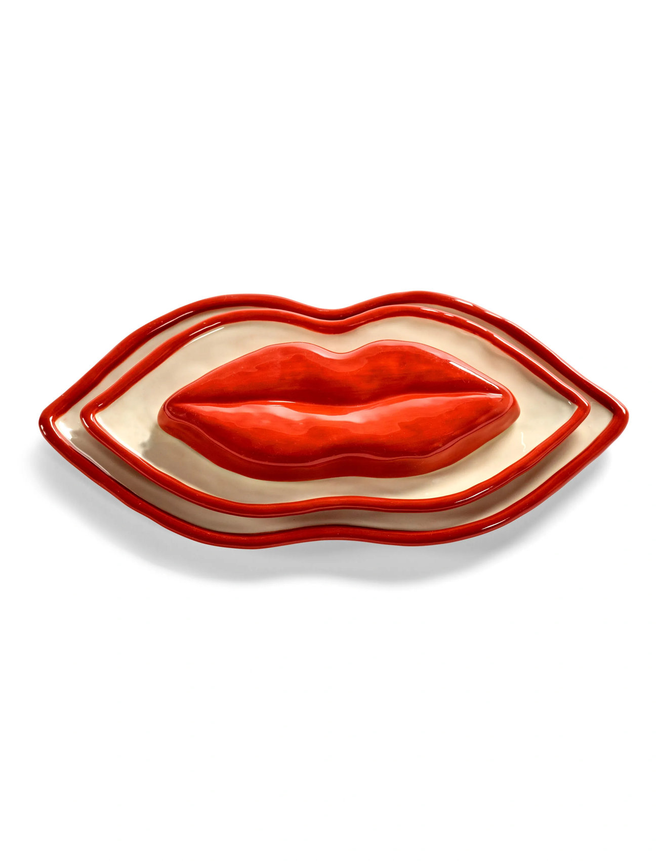 Serax Serving Dish S Red Set/4, 16 cm, Red, Serveringsfade > Serveringsfade, Unisex