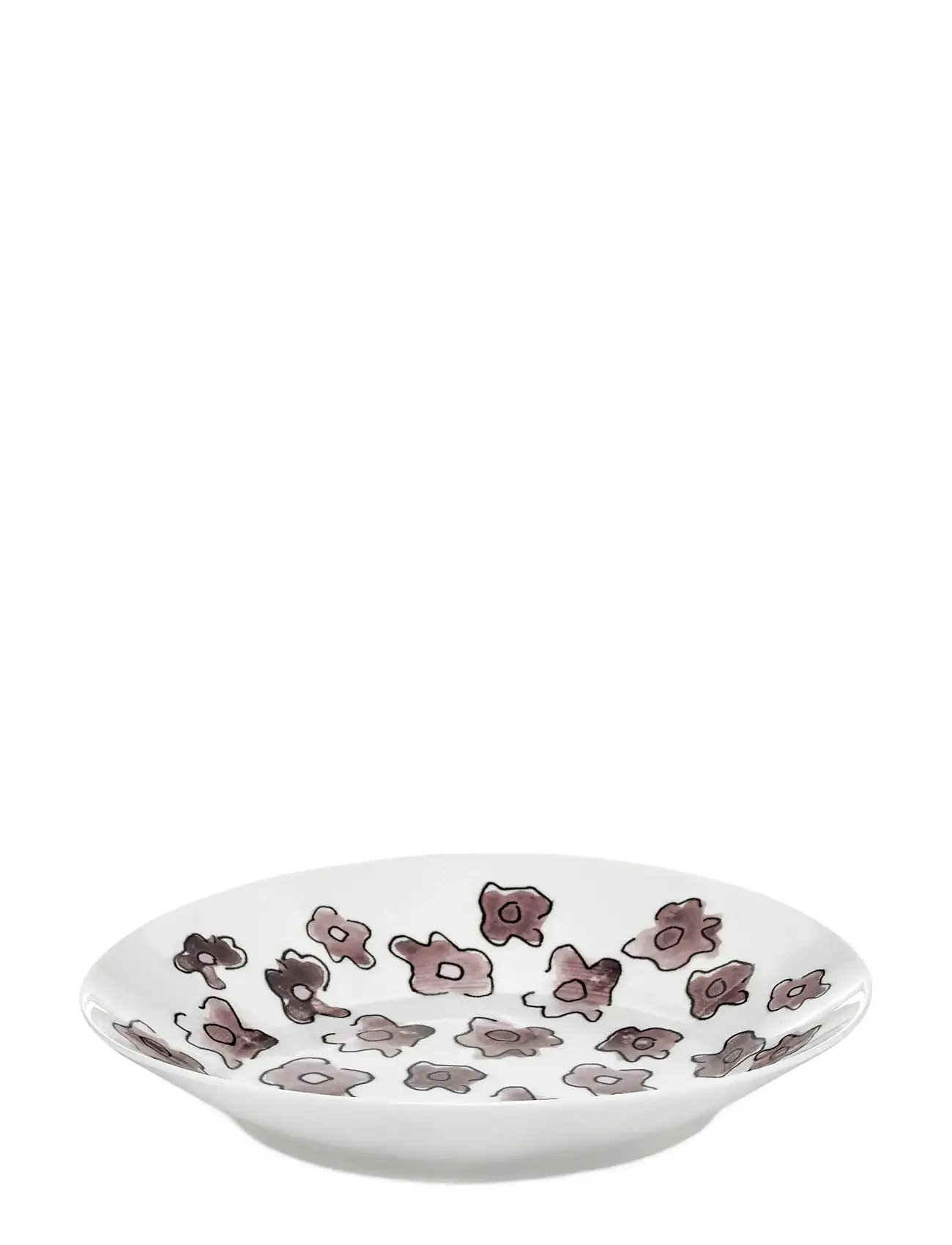 Serax Deep Plate M Dark Viola Mf Set/2, 55 CL, White, Tallerkener > Middagstallerkener, Unisex
