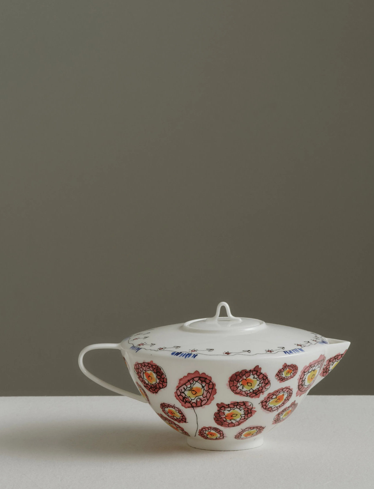 Serax Serax Marni Midnight Flowers Tea Pot D16cm Anemone Milk, 85 CL, White, Kander & Karafler > Tekander, Unisex