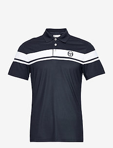 YOUNG LINE PRO POLO - polos à manches courtes - navy/white