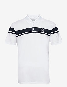 YOUNG LINE PRO POLO - polo marškinėliai trumpomis rankovėmis - white/navy