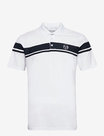 YOUNG LINE PRO POLO - kortærmede poloer - white/navy