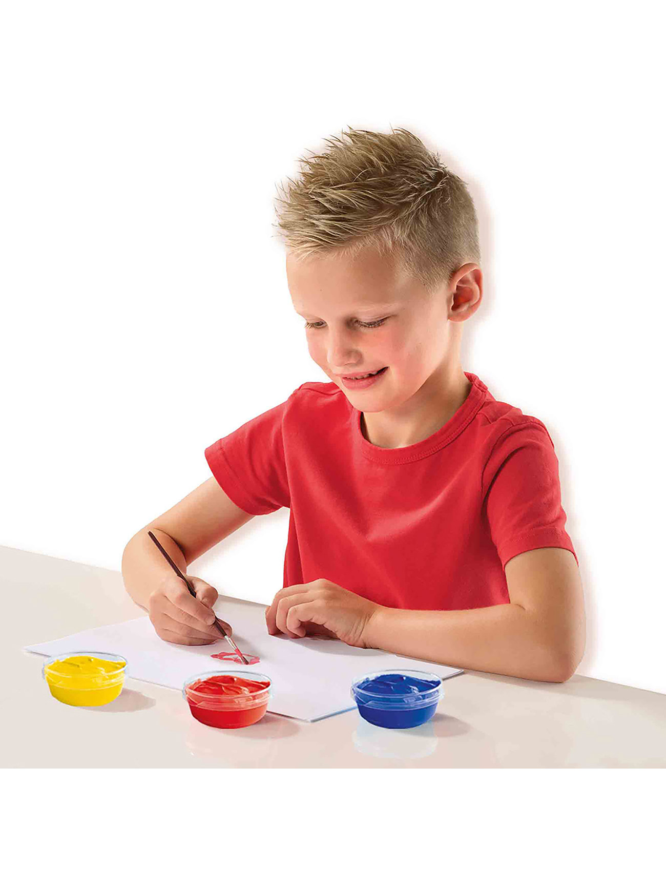 SES Creative Poster Paint 6X45ml, One Size, Multi/patterned, Tegning > Maling, Børn